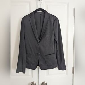 Uniqlo knit black blazer with pockets